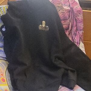 Baseballism Black Crewneck Sweater for Men